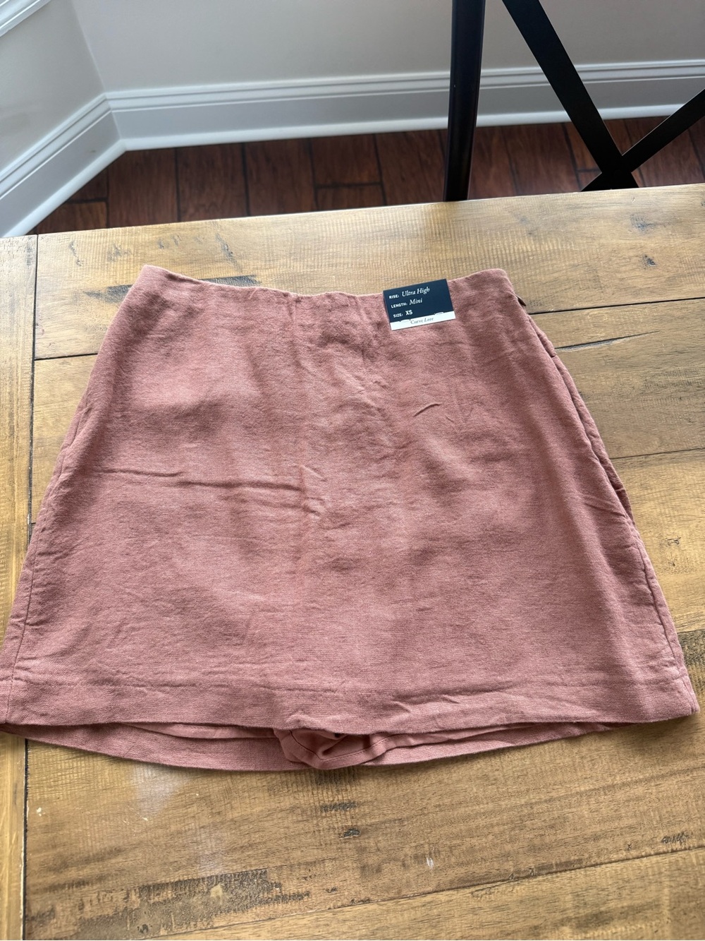 Abercrombie & Fitch Scarlett ultra high rise curve love skort